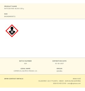 Raticida roe-block 100 g
