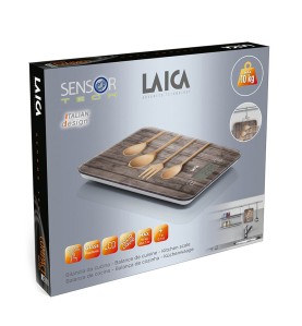 Báscula electronica de cocina, máximo 10 kg. diseño cucharas