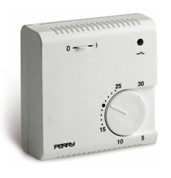 Termostato electrónico de expansión de gas con luz piloto y selector "on/off" serie teg