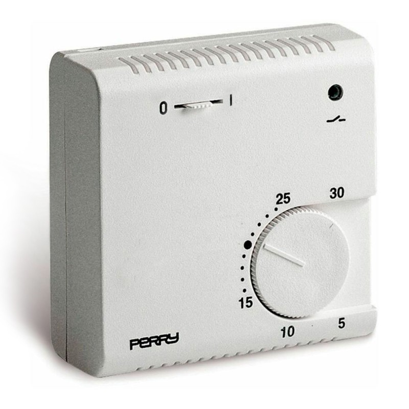 Termostato electrónico de expansión de gas con luz piloto y selector "on/off" serie teg