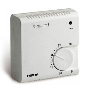 Termostato electrónico de expansión de gas con luz piloto y selector "on/off" serie teg