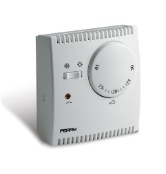 Termostato analógico de expansión de gas con luz piloto y selector "verano/invierno" serie teg