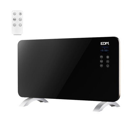 Convector con placa de cristal 1500 w