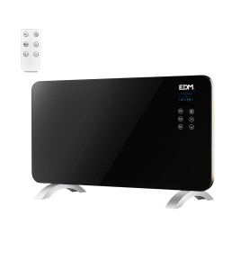 Convector con placa de cristal 1500 w