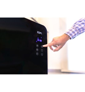 Convector con placa de cristal 1500 w