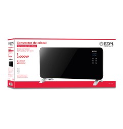 Convector con placa de cristal 2000 w