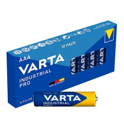 Pila varta industrial pro aaa - lr03 caja 10 uds ø10,5x44,5mm