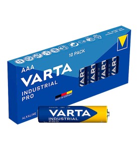 Pila varta industrial pro aaa - lr03 caja 10 uds ø10,5x44,5mm