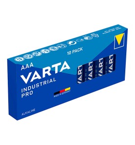 Pila varta industrial pro aaa - lr03 caja 10 uds ø10,5x44,5mm