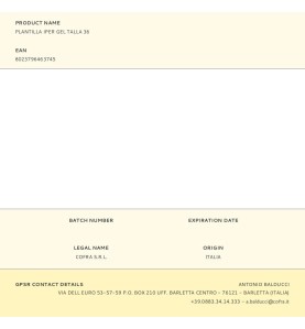 Plantilla iper gel talla 36