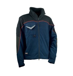 Cazadora forro polar rider azul marino negro talla s