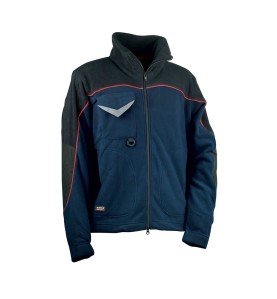 Cazadora forro polar rider azul marino negro talla s