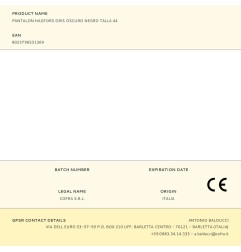 Pantalon hagfors gris oscuro negro talla 44