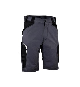 Bermuda bortan gris oscuro negro talla 38