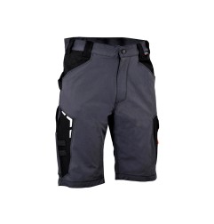 Bermuda bortan gris oscuro negro talla 42