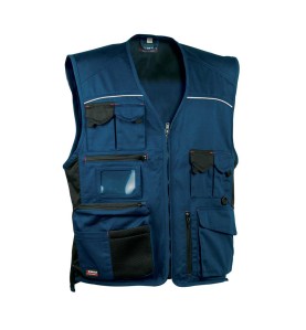 Chaleco expert azul marino negro talla 64