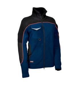 Cazadora woman forro polar rider azul marino negro talla s