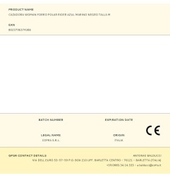 Cazadora woman forro polar rider azul marino negro talla m