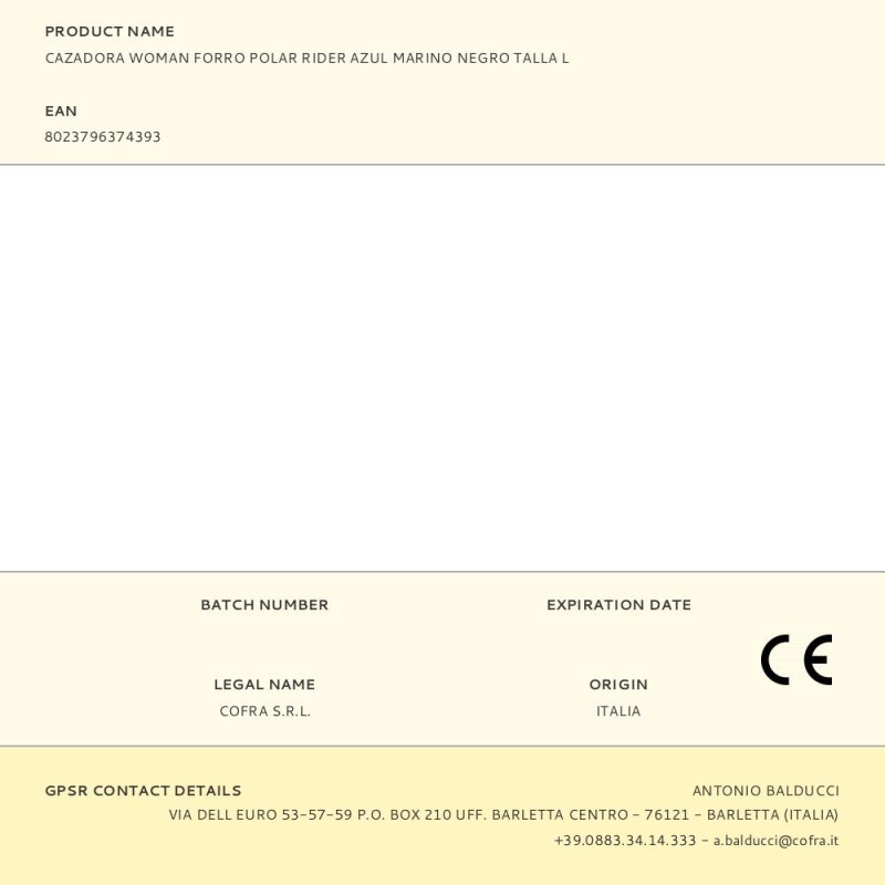 Cazadora woman forro polar rider azul marino negro talla l