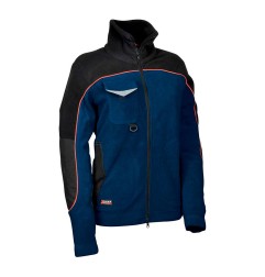Cazadora woman forro polar rider azul marino negro talla xl