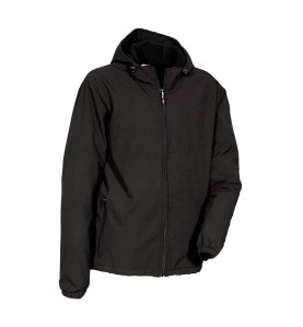 Cazadora softshell vannas negro talla s