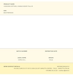 Cazadora softshell vannas negro talla m