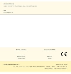 Cazadora softshell vannas azul marino talla xxl