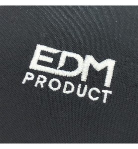 Polo negro talla-xxl manga corta bordado