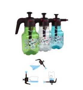 Vaporizador - pulverizador 2 l modelo: crystal 360° di martino colores / modelos surtidos