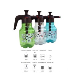 Vaporizador - pulverizador 2 l modelo: crystal 360° di martino colores / modelos surtidos