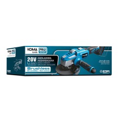 Amoladora brushless 20v (sin batería ni cargador) ø125 mm 37,5 x 12 cm