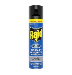 Raid insecticida spray 400ml moscas y mosquitos