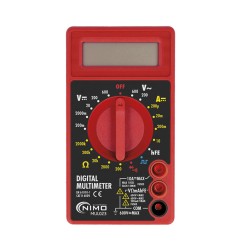 Multimetro digital 3 1/2 digitos cat.ii 600v nimo