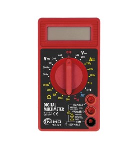 Multimetro digital 3 1/2 digitos cat.ii 600v nimo