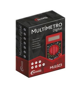 Multimetro digital 3 1/2 digitos cat.ii 600v nimo