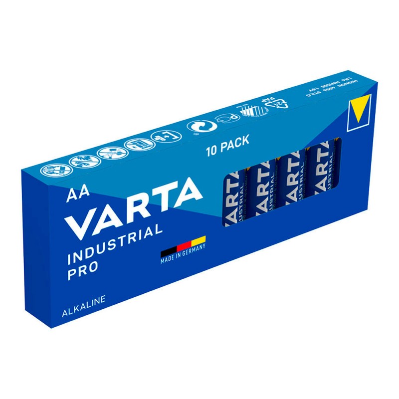 Pila alkalina industrial pro aa - lr06 caja 10 uds ø14,5 x 50,5 mm