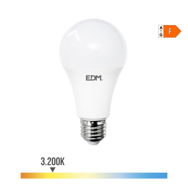Bombilla standard led e27 24 w 2600 lm 3000 k luz calida ø7 x 13,6 cm