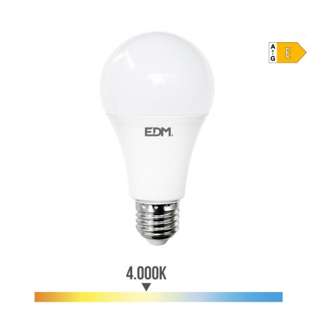 Bombilla standard led e27 24 w 2700 lm 4000 k luz dia ø7 x 13,6 cm
