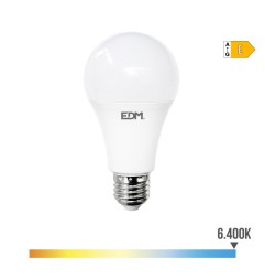 Bombilla standard led e27 24 w 2700 lm 6400 k luz fria ø7 x 13,6 cm