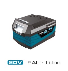 Bateria li-ion 20 v 5.0 ah 11,8 x 7,4 x 6,7 cm