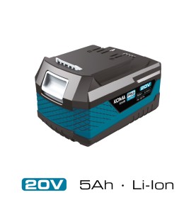 Bateria li-ion 20 v 5.0 ah 11,8 x 7,4 x 6,7 cm