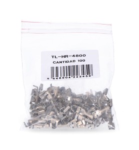 Terminal faston con sujeción 4,8 mm hembra, bolsa 100 unid.
