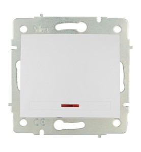 Conmutador/interruptor luminoso 10ax 250v serie europa solera erp02ilqc