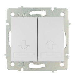Pulsador de persiana 10ax 250v serie europa solera erp20qc