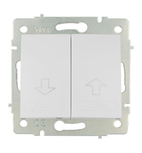 Pulsador de persiana 10ax 250v serie europa solera erp20qc