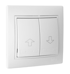 Pulsador de persiana 10a 250v serie europa solera erp20u