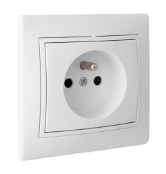 Base bipolar 16a 250v con t/t francesa serie europa solera erp60fu