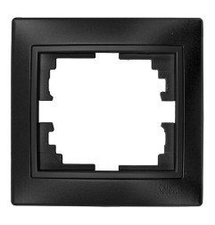 Marco para 1 elemento grafito 83x81x10mm serie europa solera erp71ngu