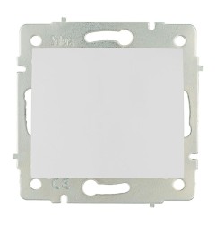 Tapa ciega de empotrar blanco serie europa solera erp75