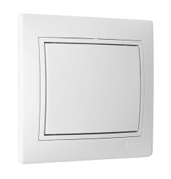 Tapa ciega de empotrar blanco serie europa solera erp75u
